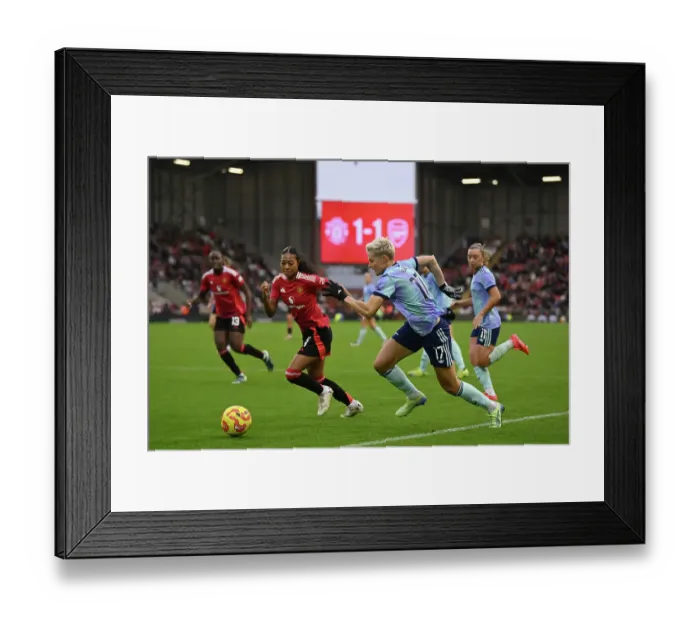 Framed Print : Manchester United v Arsenal - Barclays Women's Super League