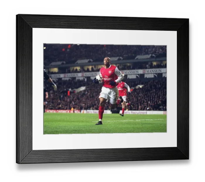 Framed Print : Julio Baptista's Thrilling Goal: Arsenal vs. Tottenham Carling Cup Semi-Final Framed Print : Julio Baptista's Thrilling Goal: Arsenal vs. Tottenham Carling Cup Semi-Final