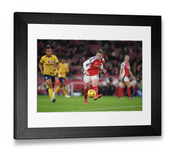 Framed Print : Arsenal v Brighton & Hove Albion - Barclays Women's Super League Arsenal v Brighton & Hove Albion - Barclays Women's Super League