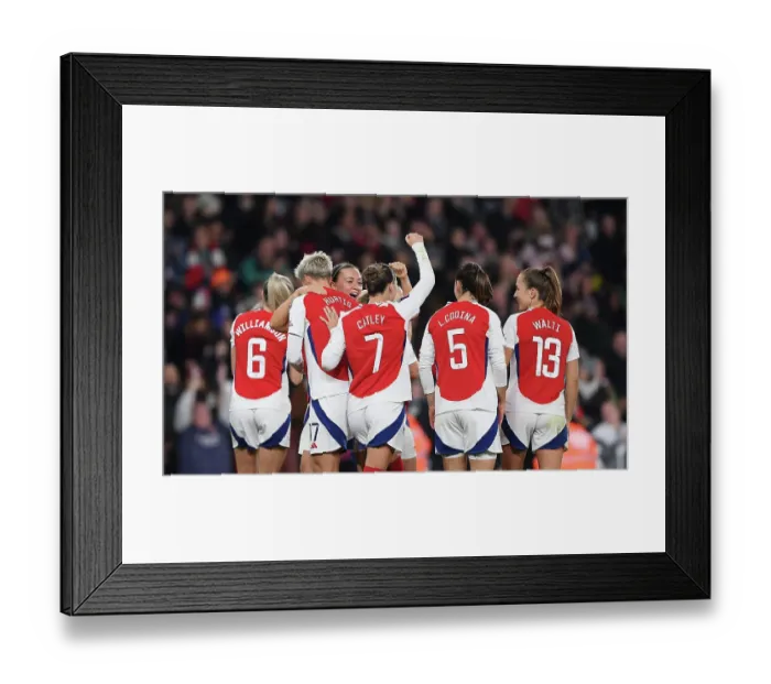 Framed Print : Arsenal v Brighton & Hove Albion - Barclays Women's Super League Arsenal v Brighton & Hove Albion - Barclays Women's Super League