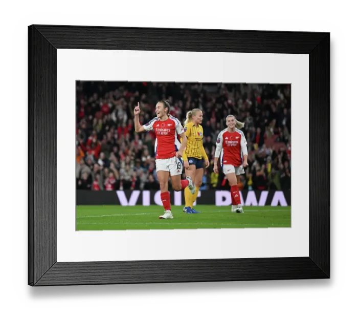 Framed Print : Arsenal v Brighton & Hove Albion - Barclays Women's Super League Arsenal v Brighton & Hove Albion - Barclays Women's Super League