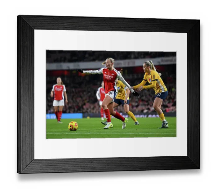 Framed Print : Arsenal v Brighton & Hove Albion - Barclays Women's Super League Arsenal v Brighton & Hove Albion - Barclays Women's Super League