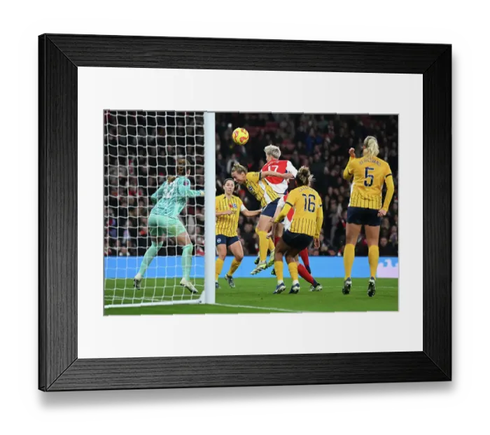 Framed Print : Arsenal v Brighton & Hove Albion - Barclays Women's Super League Arsenal v Brighton & Hove Albion - Barclays Women's Super League