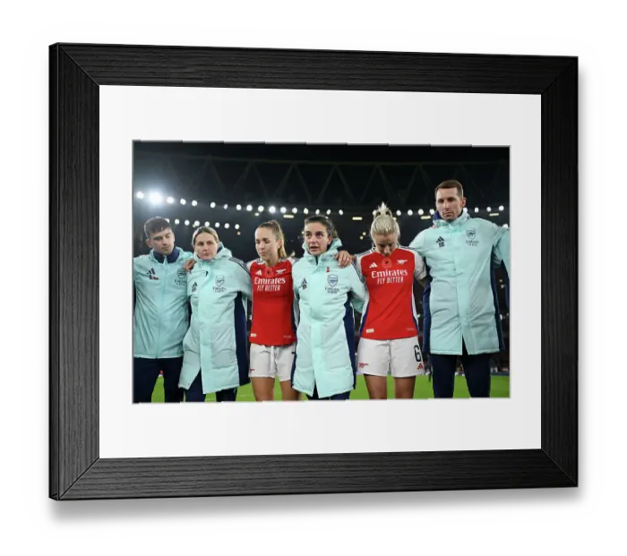 Framed Print : Arsenal v Brighton & Hove Albion - Barclays Women's Super League Arsenal v Brighton & Hove Albion - Barclays Women's Super League