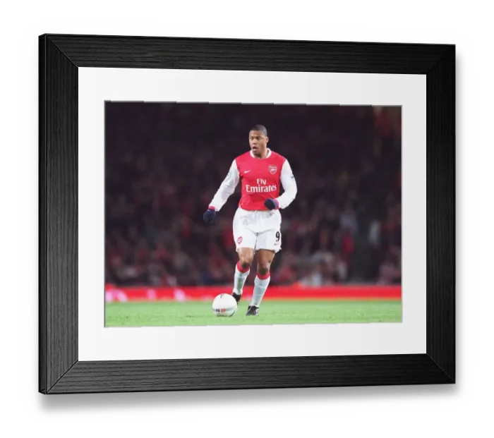 Framed Print : Julio Baptista in Action: Arsenal vs. Bolton Wanderers, FA Cup 4th Round, Emirates Stadium, 2007