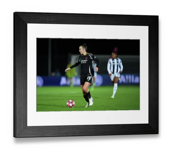 Framed Print : Juventus FC v Arsenal FC - UEFA Women's Champions League 2024 / 25 Group Stage MD3