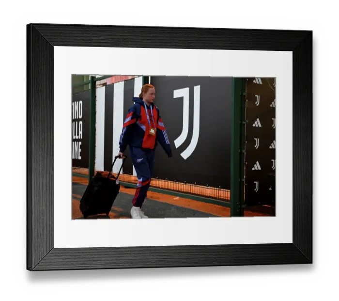 Framed Print : Juventus FC v Arsenal FC - UEFA Women's Champions League 2024 / 25 Group Stage MD3