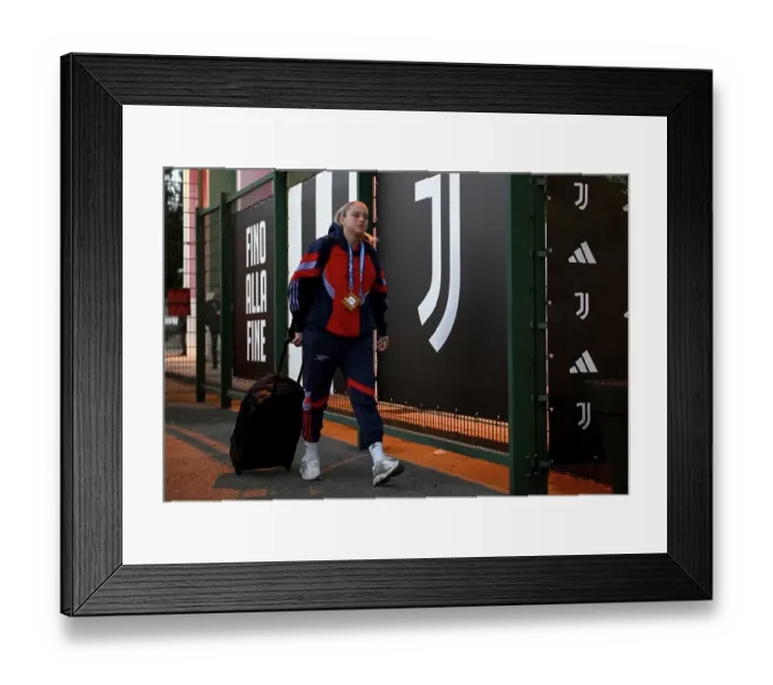 Framed Print : Juventus FC v Arsenal FC - UEFA Women's Champions League 2024 / 25 Group Stage MD3