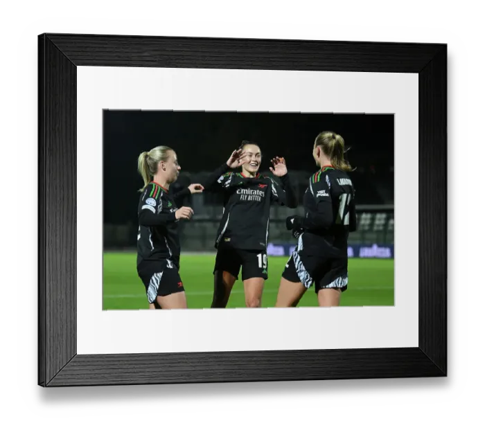 Framed Print : Juventus FC v Arsenal FC - UEFA Women's Champions League 2024 / 25 Group Stage MD3