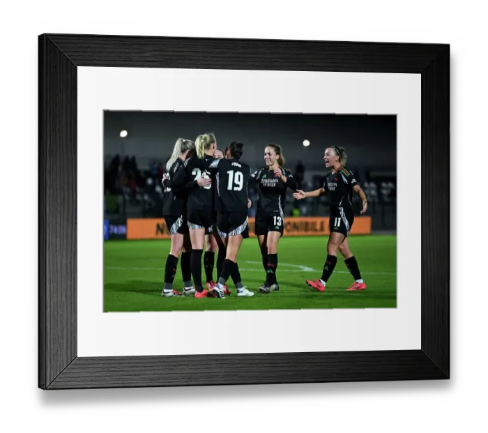 Framed Print : Juventus FC v Arsenal FC - UEFA Women's Champions League 2024 / 25 Group Stage MD3