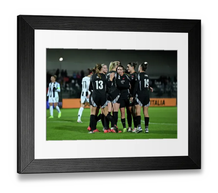 Framed Print : Juventus FC v Arsenal FC - UEFA Women's Champions League 2024 / 25 Group Stage MD3