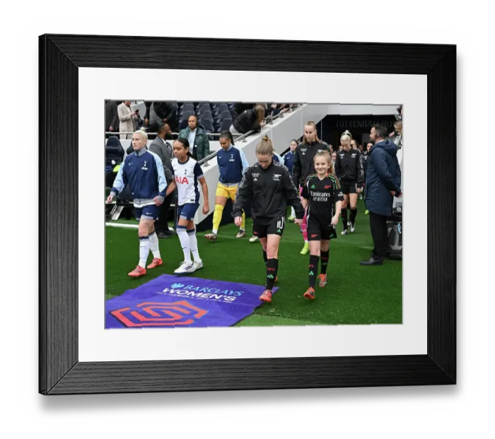 Framed Print : Tottenham Hotspur v Arsenal - Barclays Women's Super League