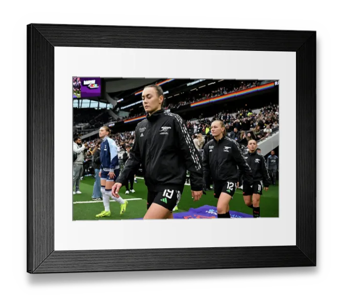 Framed Print : Tottenham Hotspur v Arsenal - Barclays Women's Super League
