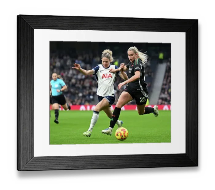 Framed Print : Tottenham Hotspur v Arsenal - Barclays Women's Super League