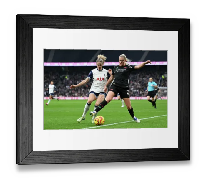 Framed Print : Tottenham Hotspur v Arsenal - Barclays Women's Super League