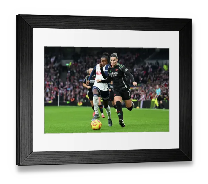 Framed Print : Tottenham Hotspur v Arsenal - Barclays Women's Super League