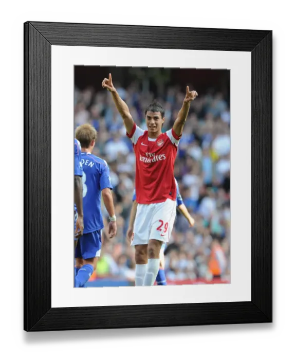 Framed Print : Marouane Chamakh's Brace: Arsenal's 4-1 Victory Over Blackburn Rovers Framed Print : Marouane Chamakh's Brace: Arsenal's 4-1 Victory Over Blackburn Rovers