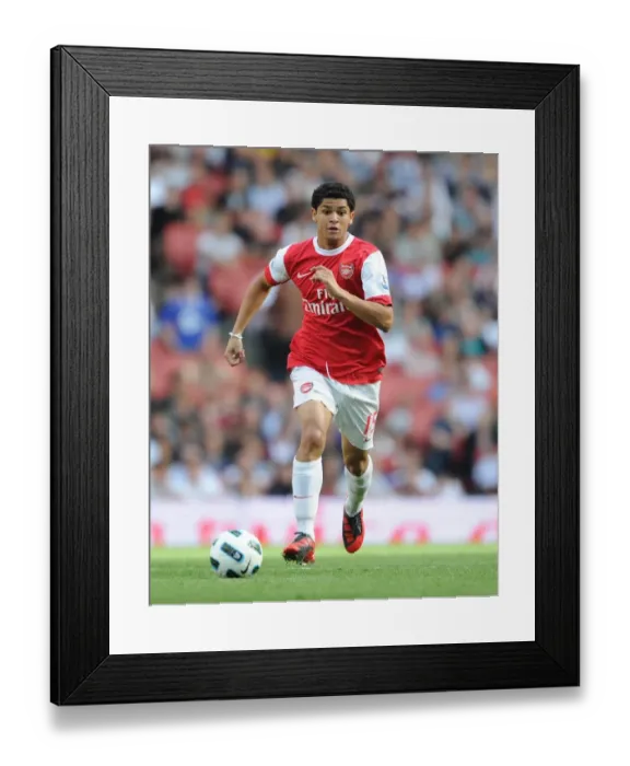 Framed Print : Arsenal's Denilson Shines in 4-1 Victory over Blackburn Rovers, Emirates Stadium, 2010 Framed Print : Arsenal's Denilson Shines in 4-1 Victory over Blackburn Rovers, Emirates Stadium, 2010
