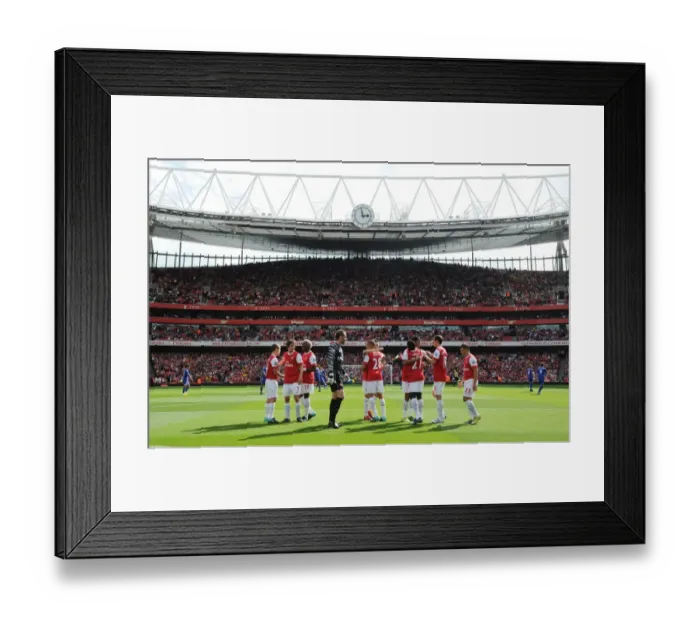 Framed Print : Emirates Stadium. Arsenal 4: 1 Blackburn Rovers, Barclays Premier League Framed Print : Emirates Stadium. Arsenal 4: 1 Blackburn Rovers, Barclays Premier League