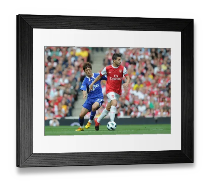 Framed Print : Cesc Fabregas (Arsenal) Chung-Yong Lee (Bolton). Arsenal 4: 1 Blackburn Rovers Framed Print : Cesc Fabregas (Arsenal) Chung-Yong Lee (Bolton). Arsenal 4: 1 Blackburn Rovers