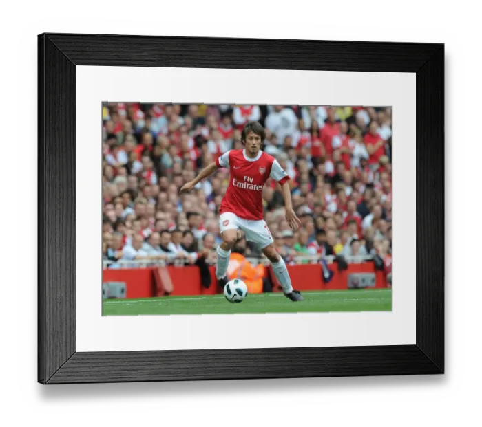 Framed Print : Arsenal's Tomas Rosicky Shines in 4-1 Victory over Blackburn Rovers, Emirates Stadium, 2010