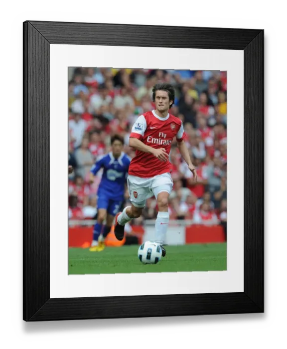 Framed Print : Arsenal's Tomas Rosicky Stars in 4-1 Victory over Blackburn Rovers