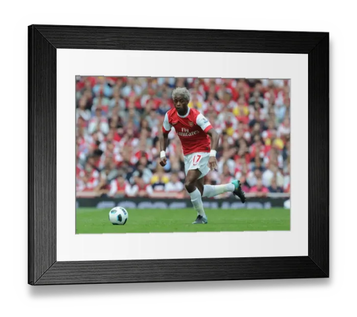 Framed Print : Arsenal's Alex Song Scores in 4-1 Victory over Blackburn Rovers, Emirates Stadium, 2010 Framed Print : Arsenal's Alex Song Scores in 4-1 Victory over Blackburn Rovers, Emirates Stadium, 2010