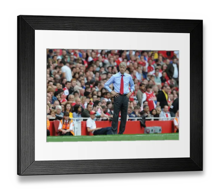 Framed Print : Arsene Wenger Celebrates Arsenal's 4-1 Victory Over Blackburn Rovers, Barclays Premier League, Emirates Stadium, 2010 Framed Print : Arsene Wenger Celebrates Arsenal's 4-1 Victory Over Blackburn Rovers, Barclays Premier League, Emirates Stadium, 2010