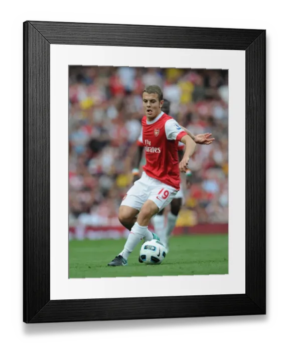 Framed Print : Arsenal's Jack Wilshere Stars in 4-1 Victory over Blackburn Rovers, Emirates Stadium, 2010