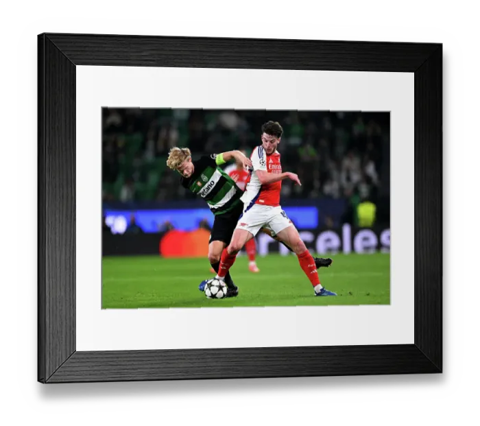 Framed Print : Sporting Clube de Portugal v Arsenal FC - UEFA Champions League 2024 / 25 League Phase MD5 Framed Print : Sporting Clube de Portugal v Arsenal FC - UEFA Champions League 2024 / 25 League Phase MD5
