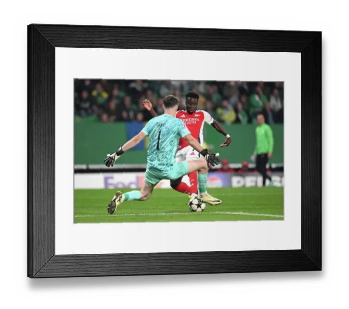 Framed Print : Sporting Clube de Portugal v Arsenal FC - UEFA Champions League 2024 / 25 League Phase MD5 Framed Print : Sporting Clube de Portugal v Arsenal FC - UEFA Champions League 2024 / 25 League Phase MD5