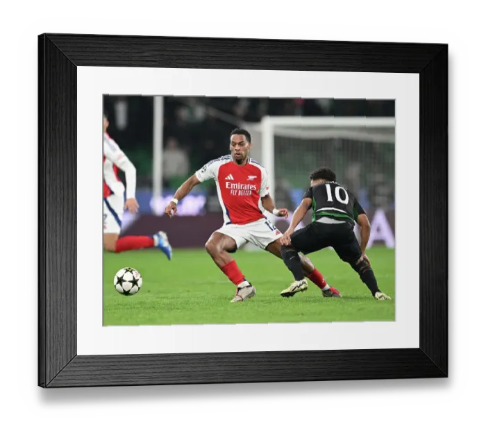 Framed Print : Sporting Clube de Portugal v Arsenal FC - UEFA Champions League 2024 / 25 League Phase MD5 Framed Print : Sporting Clube de Portugal v Arsenal FC - UEFA Champions League 2024 / 25 League Phase MD5