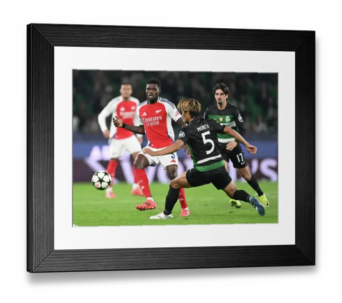 Framed Print : Sporting Clube de Portugal v Arsenal FC - UEFA Champions League 2024 / 25 League Phase MD5 Framed Print : Sporting Clube de Portugal v Arsenal FC - UEFA Champions League 2024 / 25 League Phase MD5