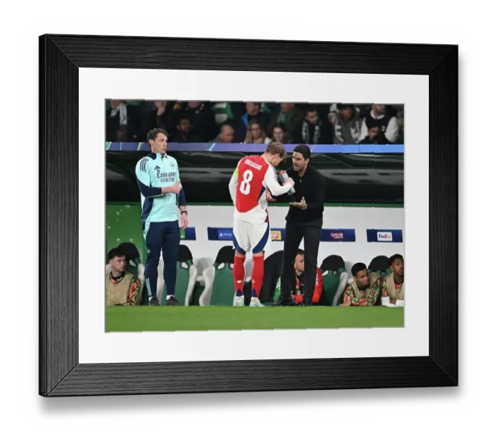 Framed Print : Sporting Clube de Portugal v Arsenal FC - UEFA Champions League 2024 / 25 League Phase MD5 Framed Print : Sporting Clube de Portugal v Arsenal FC - UEFA Champions League 2024 / 25 League Phase MD5