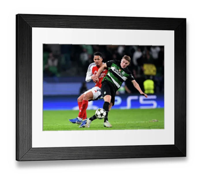 Framed Print : Sporting Clube de Portugal v Arsenal FC - UEFA Champions League 2024 / 25 League Phase MD5 Framed Print : Sporting Clube de Portugal v Arsenal FC - UEFA Champions League 2024 / 25 League Phase MD5