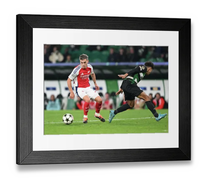 Framed Print : Sporting Clube de Portugal v Arsenal FC - UEFA Champions League 2024 / 25 League Phase MD5 Framed Print : Sporting Clube de Portugal v Arsenal FC - UEFA Champions League 2024 / 25 League Phase MD5