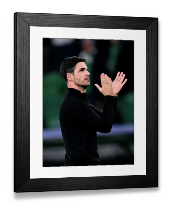 Framed Print : Sporting Clube de Portugal v Arsenal FC - UEFA Champions League 2024 / 25 League Phase MD5