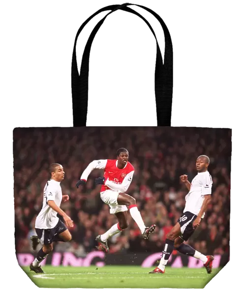 Emmanuel Adebayor (Arsenal) Beniot Assou-Ekotto and Anthony Gardner (Tottenham)
