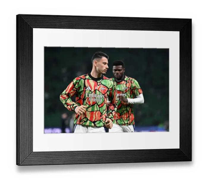 Framed Print : Sporting Clube de Portugal v Arsenal FC - UEFA Champions League 2024 / 25 League Phase MD5