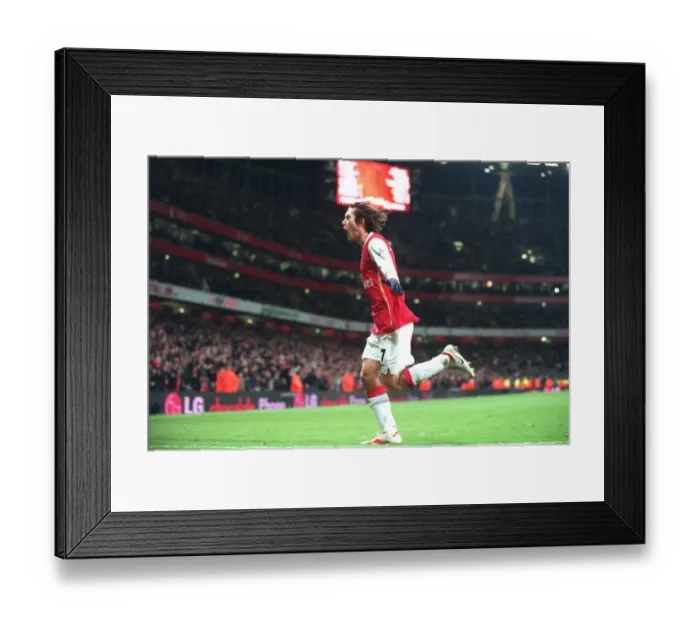 Framed Print : Tomas Rosicky's Triumph: Arsenal's Thrilling 3-1 Victory Over Tottenham Hotspur in Carling Cup Semi-Final