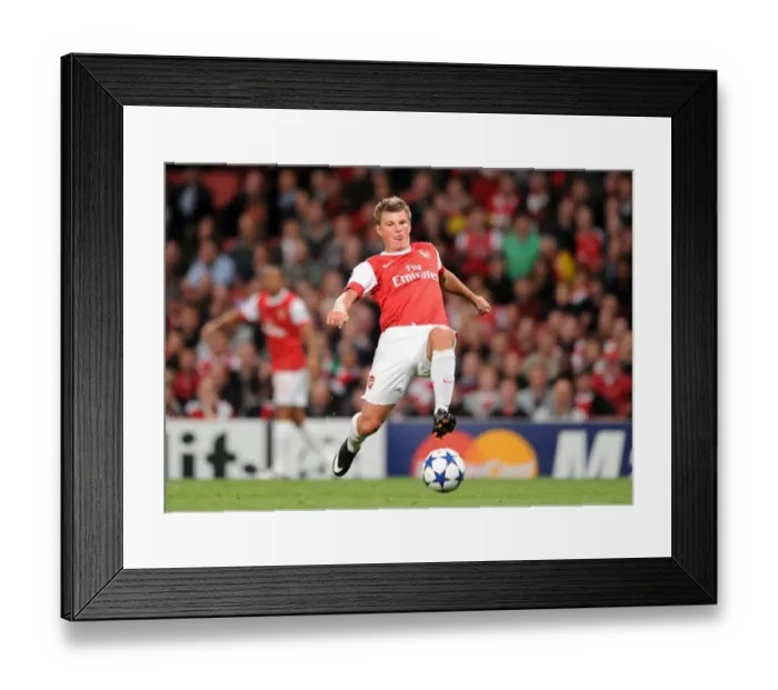 Framed Print : Andrey Arshavin (Arsenal). Arsenal 6: 0 SC Braga, UEFA Champions League Framed Print : Andrey Arshavin (Arsenal). Arsenal 6: 0 SC Braga, UEFA Champions League