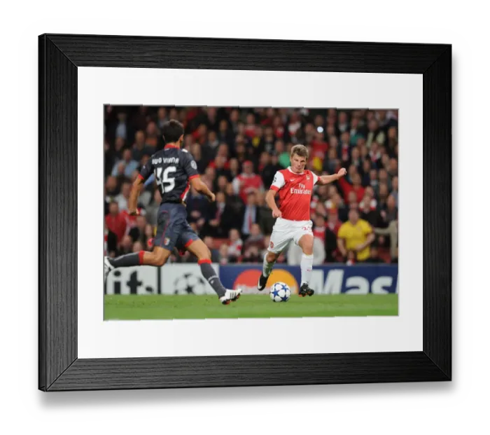 Framed Print : Andrey Arshavin shoots past Braga goalkeeper Felipe to score the 2nd Arsenal goal Framed Print : Andrey Arshavin shoots past Braga goalkeeper Felipe to score the 2nd Arsenal goal