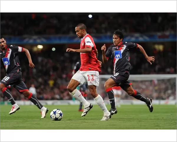 Gael Clichy (Arsenal) Mossoro (Braga). Arsenal 6: 0 SC Braga, UEFA Champions League