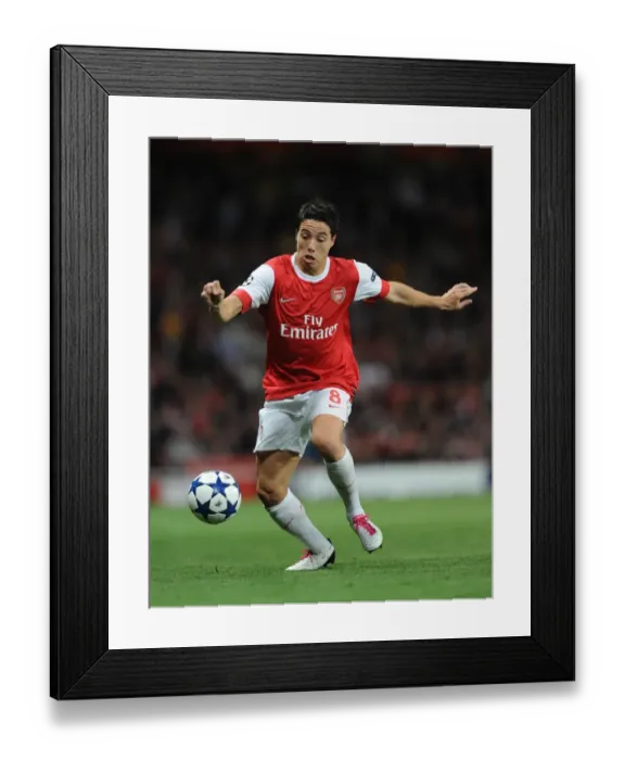 Framed Print : Arsenal's Samir Nasri Shines in 6-0 UEFA Champions League Victory over SC Braga Framed Print : Arsenal's Samir Nasri Shines in 6-0 UEFA Champions League Victory over SC Braga