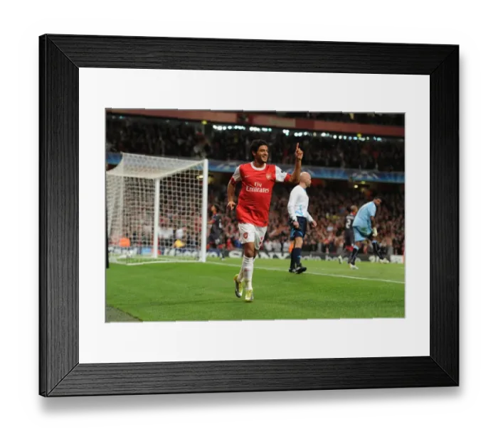 Framed Print : Carlos Vela celebrates scoring the 5th Arsenal goal. Arsenal 6: 0 SC Braga Framed Print : Carlos Vela celebrates scoring the 5th Arsenal goal. Arsenal 6: 0 SC Braga
