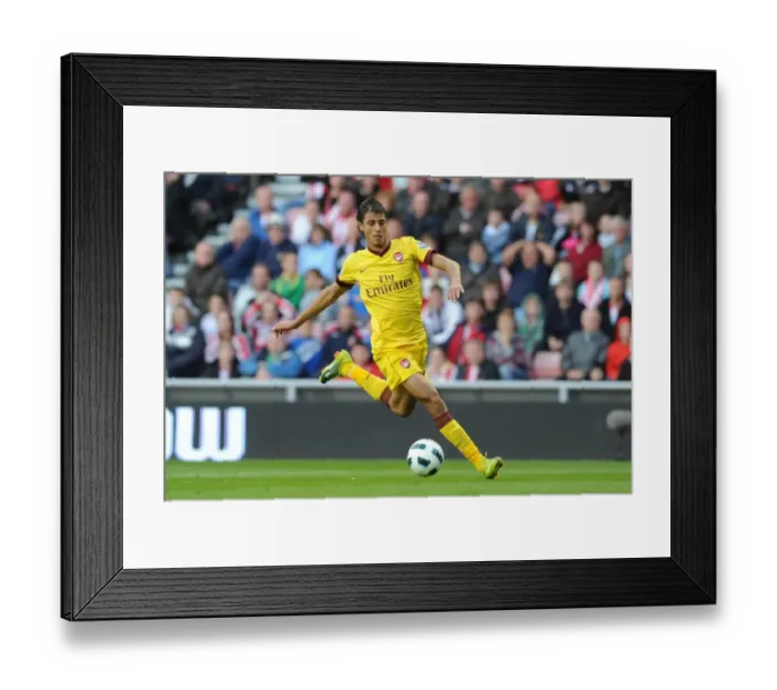 Framed Print : Marouane Chamakh (Arsenal). Sunderland 1: 1 Arsenal, Barclays Premier League