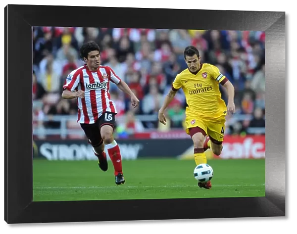 Cesc Fabregas (Arsenal) Cristian Riveros (Sunderland). Sunderland 1: 1 Arsenal