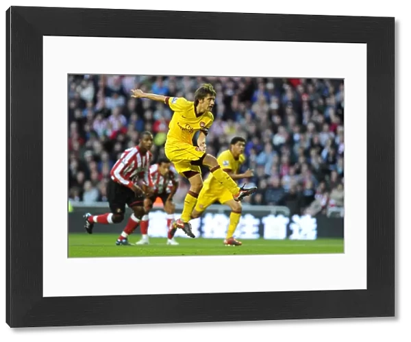 Tomas Rosicky (Arsenal) shoots over the bar from the penalty spot. Sunderland 1: 1 Arsenal