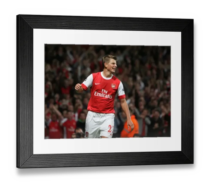 Framed Print : Arsenal's Unforgettable Night: Arshavin's Brilliant Double in Arsenal's 6-0 Thrashing of SC Braga (UEFA Champions League, Group H, September 15, 2010) Framed Print : Arsenal's Unforgettable Night: Arshavin's Brilliant Double in Arsenal's 6-0 Thrashing of SC Braga (UEFA Champions League, Group H, September 15, 2010)