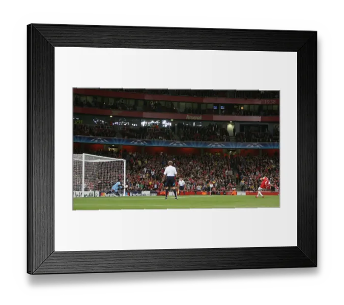 Framed Print : Cesc Fabregas Scores First Goal: Arsenal Crushes SC Braga 6-0 in Champions League Framed Print : Cesc Fabregas Scores First Goal: Arsenal Crushes SC Braga 6-0 in Champions League
